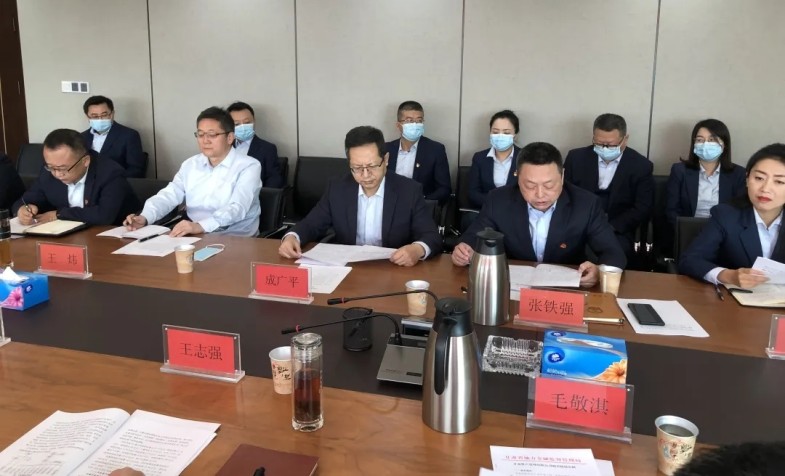 王志强一行到OK钱包调研指导工作